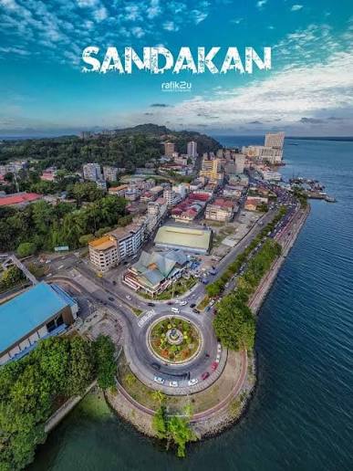 View of Sandakan and Sepilok, Sabah